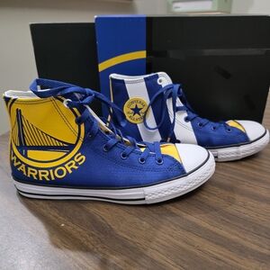 Converse Golden State Warriors High-Top Sneakers, Youth Sz 6